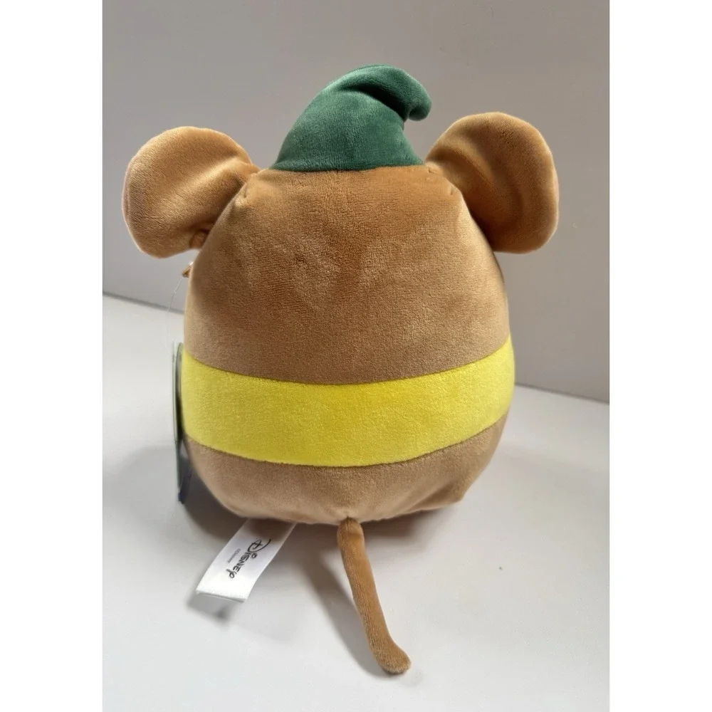Squishmallows Disney Gus Mouse Cinderella 8 Inch Brown Plush Doll NWT